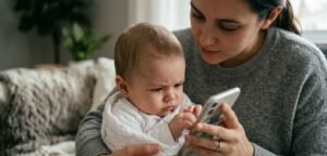 Ekrani i Dječiji Vid: 5 Savjeta kako Zaštititi Okice u Digitalnom Dobu - dijete koristi mobiltel i uticaj ekrana na djeciji vid